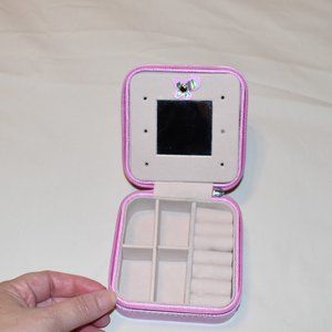 Pink Travel Jewelry Box